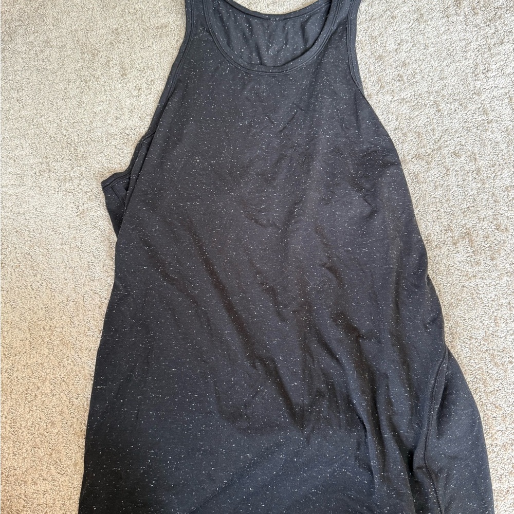 Lululemon Athletica Black Speckled Tank Top